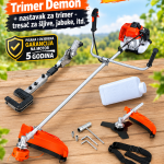 Trimer Demon + tresač za šljive, jabuke, itd