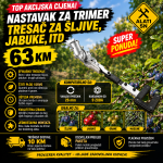 Nastavak za trimer - tresač za šljive, jabuke
