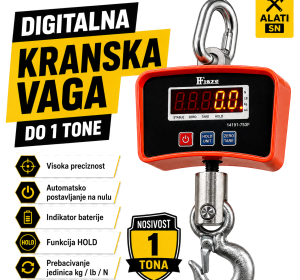 Digitalna kranska (kantar) vaga do 1 tonu