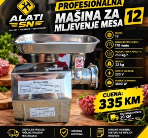 Profesionalna mašina za mljevenje mesa 12