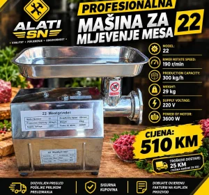 Profesionalna mašina za mljevenje mesa 22