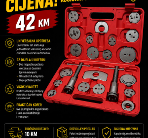 Univerzalni set alata za vraćanje kočionih cilindara