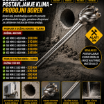 Borer za postavljanje klima - probojni borer