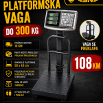 Digitalna platformska vaga do 300 kg sa ojačanjem