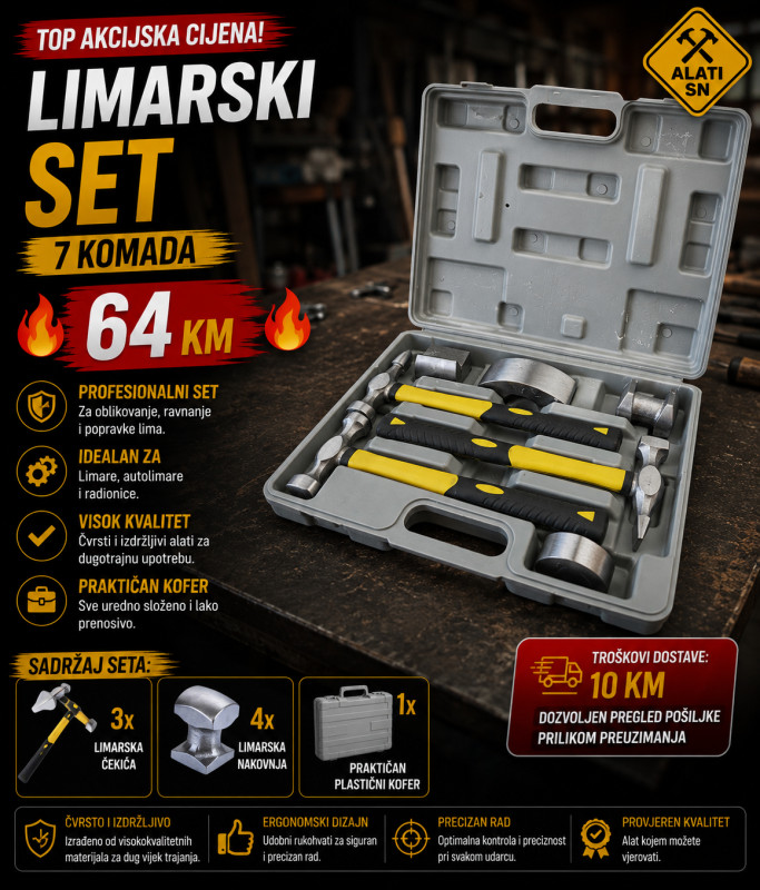 Limarski set 7 komada