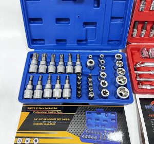 Set udarnih i nasadnih Torx nastavaka + gedore 1/4