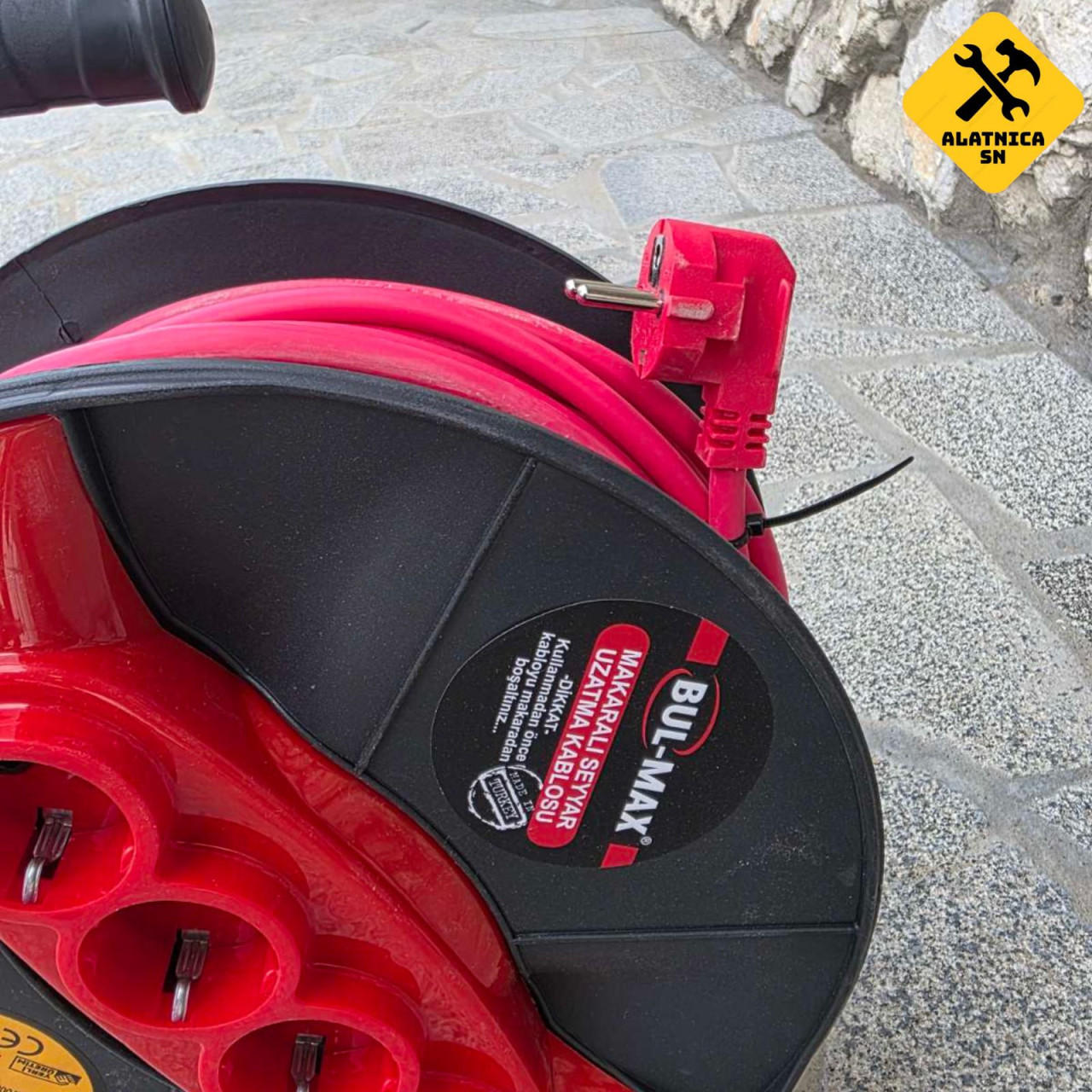 Motalica / kolotura BULMAX 3 × 2,5 mm², 40 m (crvena ili žuta)