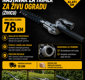 Nastavak za trimer - za živu ogradu (živicu)
