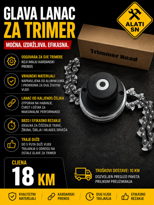 Terminator glava za trimer