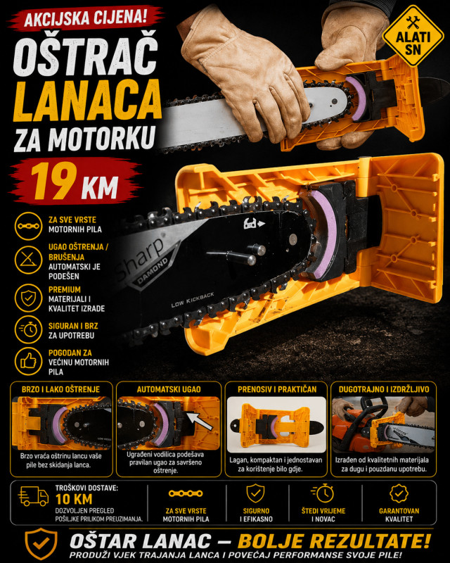 Oštrač lanaca za motorku
