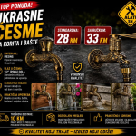 Ukrasne česme za korita i bašte