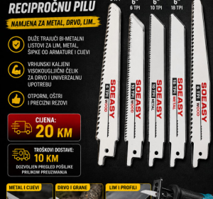 Set od 10 listova (lisičiji rep)