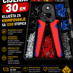 Kliješta za krimpovanje sa 1250 stopica