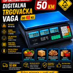 Digitalna trgovačka vaga do 40 kg