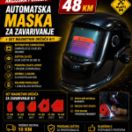 Maska za zavarivanje + set magneta za zavarivanje