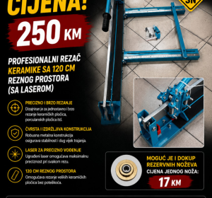 Profesionalni rezač keramike 120 cm (sa laserom)