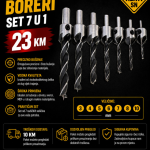 Frezenk boreri set 7 u 1