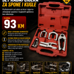 Set radapcigera za spone i kugle (6 komada)
