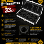 Izvlakači oštećenih matica - 10 komada