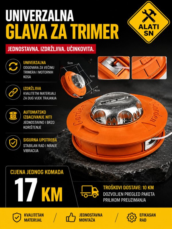 Univerzalna glava za trimer