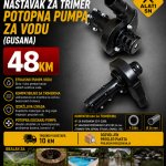 Nastavak za trimer - Potopna pumpa za vodu (gusana)
