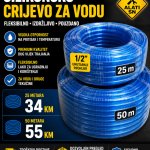 Silikonsko crijevo za vodu 1/2 cola (pola cola)