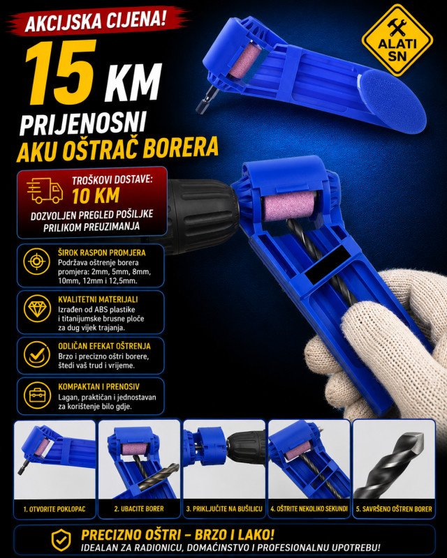 Aku oštrač borera