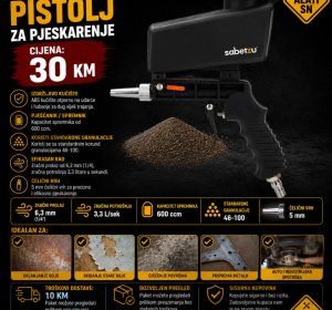 Pneumatski pištolj za pjeskarenje
