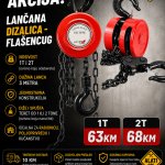 Lančana dizalica - Flašencug (1 ili 2 tone nosivosti)