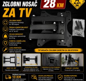 Zglobni nosač za TV