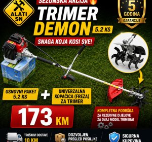 Trimer Demon 5.2 KS + freza