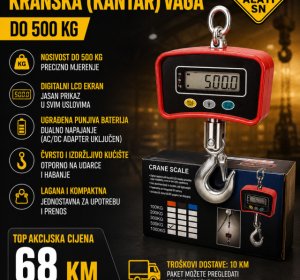 Digitalna kranska (kantar) vaga do 500 kg
