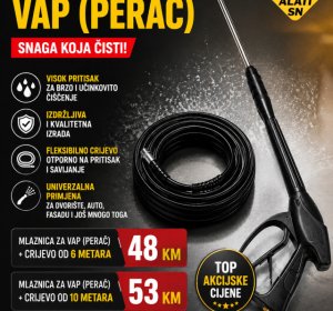 Mlaznica za VAP ( perač ) + crijevo od 6 ili 10 metara