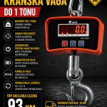 Digitalna kranska (kantar) vaga do 1 tonu