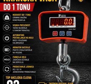 Digitalna kranska (kantar) vaga do 1 tonu