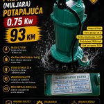 Pumpa za prljavu vodu (muljara) potapajuća 0.75 kW