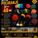 Set za poliranje 37 komada
