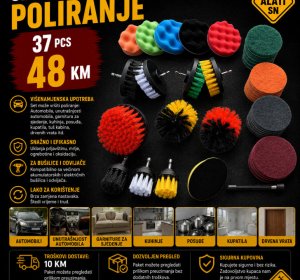Set za poliranje 37 komada