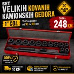 Set velikih kovanih kamionskih gedora 1" col