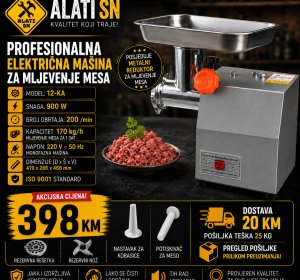 Profesionalna električna mašina za mljevenje mesa