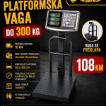 Digitalna platformska vaga do 300 kg sa ojačanjem